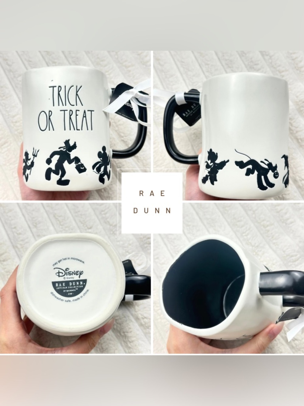 Rae Dunn Disney Mickey Donald Pluto Mug